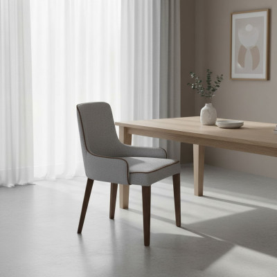 Chaise de salle à manger chaise de cuisine Chaises de salle à manger neuves Textile Bois massif