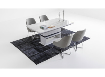 Ensemble de salle à manger moderne se compose de 5 pièces. Table à manger et 4 chaises nouvelle