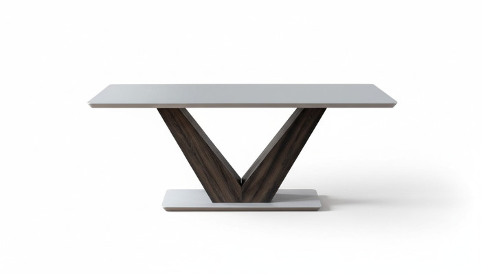 Table à manger design Mobilier moderne dans la salle à manger Blanc Exclusivité Nouveauté