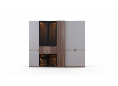 Armoire Armoire Armoires Chambre Moderne Bois LUXE 260cm