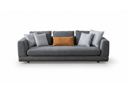 Canapé 3 places Mobilier moderne Blanc Salon de luxe 243cm trois places