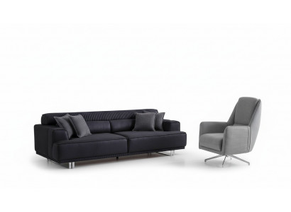 Ensemble de canapé 3 places et fauteuil Fauteuil Designer Meubles de salon Canapé Mobilier