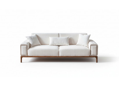 Canapé 3 places Mobilier moderne Couleur blanche Salon Luxueux trois places