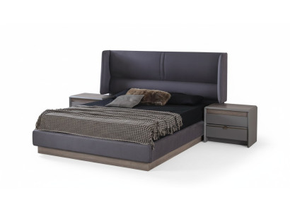 Ensemble de chambre à coucher de luxe Lit complet 2x Table de chevet Moderne 3 pièces nouvelle
