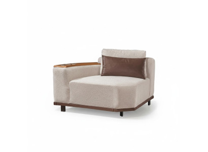 Canapé modulaire beige Designer Canapés d'angle Salon Rembourrages luxueux Sofas
