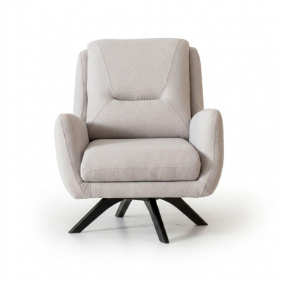 Fauteuil blanc moderne Salon Siège Mobilier Textile Design de luxe Mobilier Lounge Club