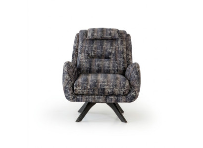 Fauteuil gris moderne Salon de luxe en textile Conception de meubles Lounge Club
