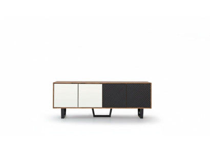 Ensemble de salle à manger moderne composé de 4 pièces. Bahut avec 3 miroirs nouveauté.