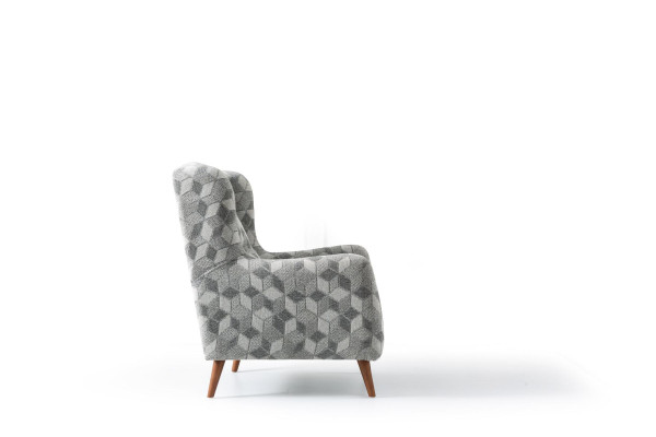 Meubles de luxe Trois places Fauteuil 1 place Fauteuil moderne Tissu d'ameublement