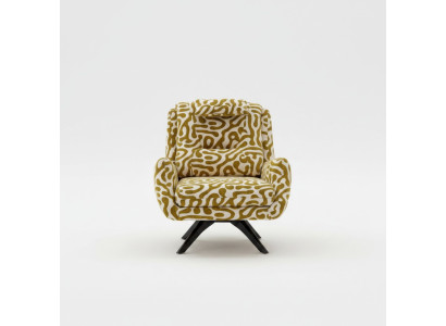 Fauteuil vert moderne Salon Siège mobilier Textile de luxe Design mobilier Lounge
