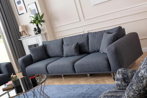 Ensemble de canapé 4+1 place Ensemble de luxe Canapés Fauteuil revêtement en tissu