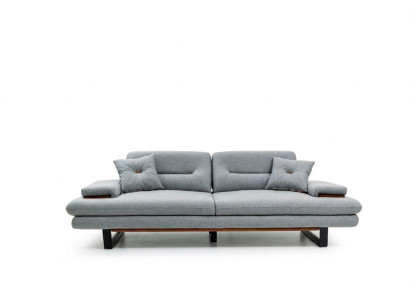 Meubles modernes Salon Canapé 3 places gris xxl grand Designer 238cm Meubles