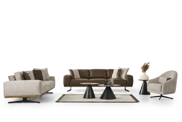 Ensemble de canapés 4+3+1 Siège Mobilier de luxe Canapé Salon Canapé 3 pièces