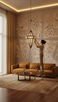 Plafonnier Lampe Lampes 60x150 Lustre plafonnier