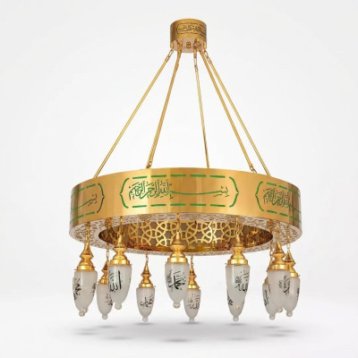 Lustre, Lustre en Cristal, Lampes, Plafonnier, Lampe 120x135