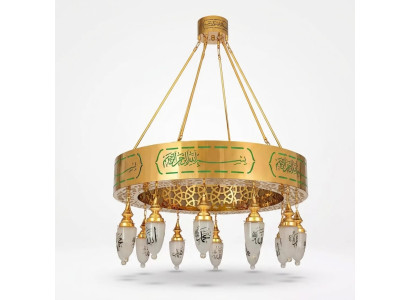 Lustre, Lustre en Cristal, Lampes, Plafonnier, Lampe 120x135