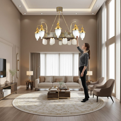 Lampes Luminaire Lustre Lampes Plafonnier Lampe Lampe en cristal 125x135