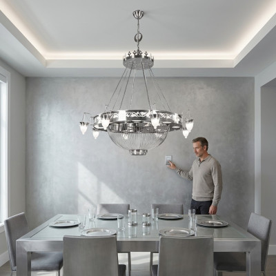 Grand luminaire Lampe Lustre Lampes de luxe xxl Luminaire plafonnier 220x250