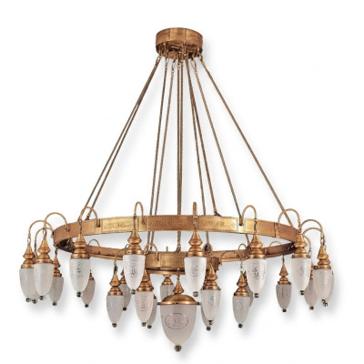Suspension lumineuse Lustre Lampe Lampe en cristal Plafonnier Lampes 190x220