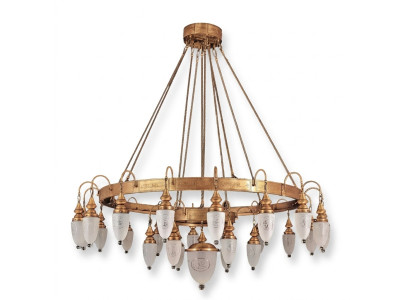 Suspension lumineuse Lustre Lampe Lampe en cristal Plafonnier Lampes 190x220