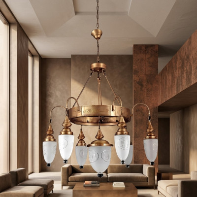 Lampe suspendue Lustre lampe en cristal Plafonnier Lampes 90x125