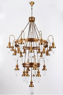 Lampe suspendue Lustre Lampe Lampe en cristal Plafonnier Lampes 120x250