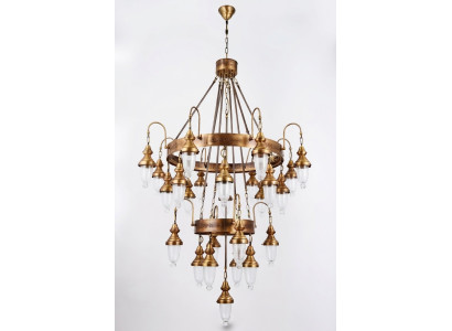 Lampe suspendue Lustre Lampe Lampe en cristal Plafonnier Lampes 120x250