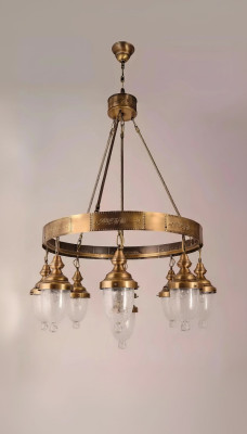 Lampe lumière suspendue Lustre lampe en cristal Plafonnier Lampes 80x125