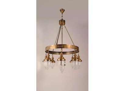 Lampe lumière suspendue Lustre lampe en cristal Plafonnier Lampes 80x125