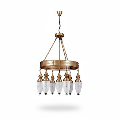 Lampe suspension Lustre lampe en cristal Plafonnier Luminaires 60x125