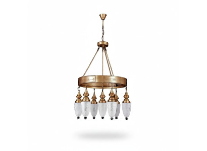 Lampe suspension Lustre lampe en cristal Plafonnier Luminaires 60x125