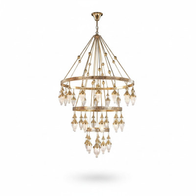 Lustre de plafond de luxe XXL luminaire lampe luminaire salon luminaire 160x280