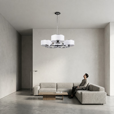 Plafonnier Lampe Moderne Luminaire Salon avec un luxueux éclairage de plafond