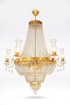 Lampe lumière suspendue Lustre Plafonnier Lampes lampe en cristal 115x160
