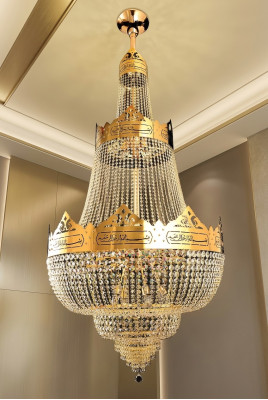 Lustre suspendu Lustre Lampe Lampe en cristal Plafonnier Lampes 100x245