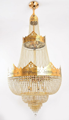 Lustre suspendu Lustre Lampe Lampe en cristal Plafonnier Lampes 100x245