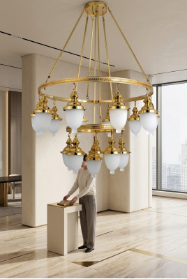 Lampe à suspension Lustre Lampe lampe en cristal Lampe de plafond Lampes 100x220