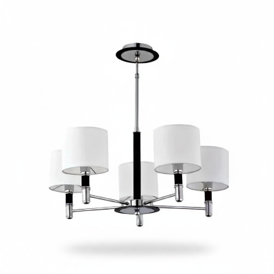 Plafonnier en chrome lampe de salon chic lumière de luxe pour la chambre d'amis