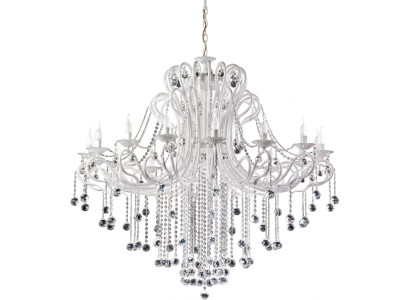 Lustre, Lustre suspendu, Lampe en cristal, Plafonnier, Lampes 132x165