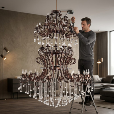 Lustre Lampe xxl lampe suspendue lampe suspendue Luminaire Luminaire 155x250