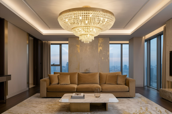Suspension lumineuse Lustre Lampe Lampe en cristal Luminaire Lampes 100x45