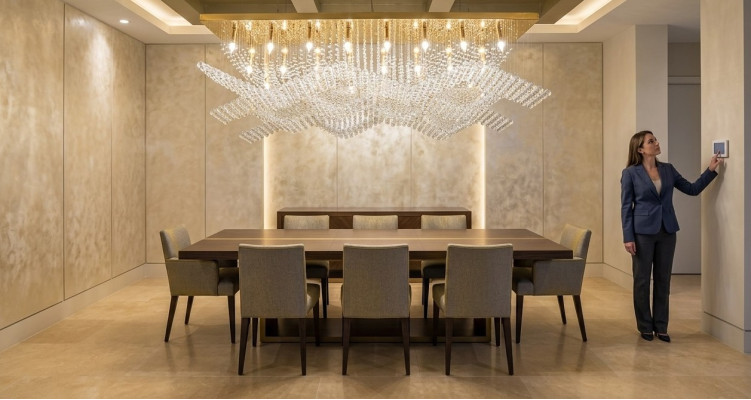 Grand luminaire Lampe Lustre Lampes de luxe xxl Plafonnier 100x200cm