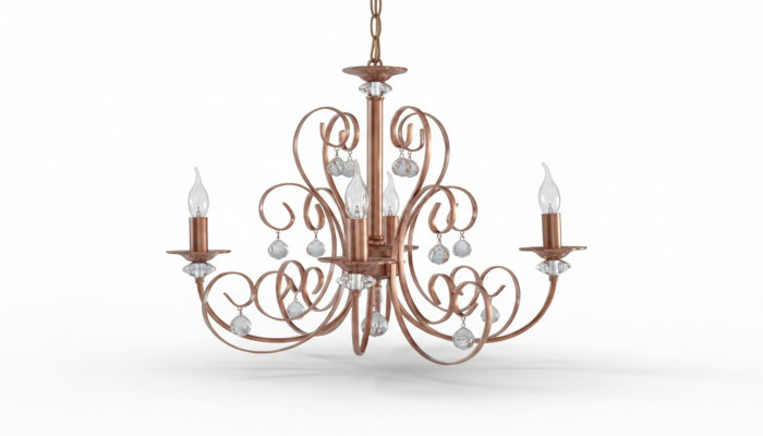 Lustre Salon de luxe Lustre Plafonnier Lampes Lumières 69x70