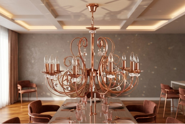 Lustre Luminaire Suspension Lumière Luxe Salon Lampe Lumières 89x80