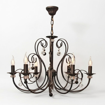 Lustre pour le salon Lampe en cristal brillante neuve Zone intérieure