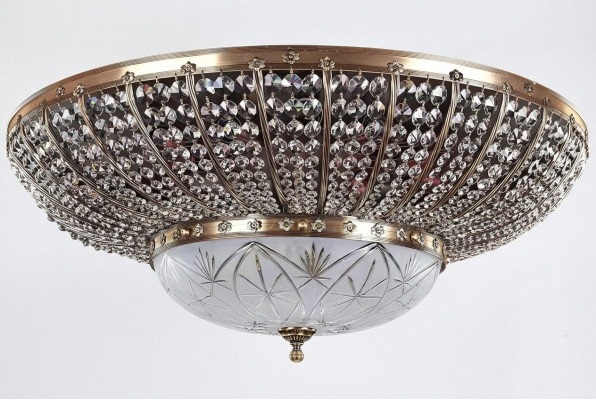 Lustre Lampe Suspension Lampe en cristal Plafonnier 100x40