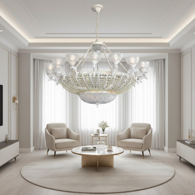 Lustre en cristal Lustre moderne chic intérieur nouveau