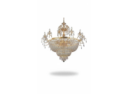 Lampe suspension Lustre Lampes Lampe en cristal Plafonnier 118x125