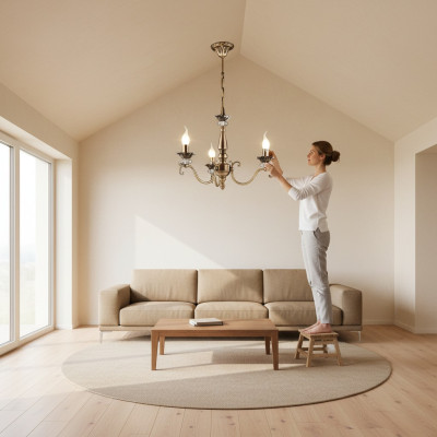 Lustre Moderne Lustre suspendu Luminaire de salon de luxe neuf