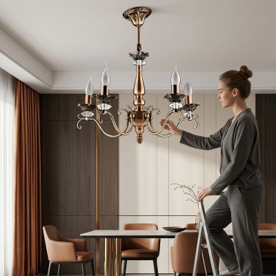 Lustre - Un lustre moderne suspendu luxueux pour le salon